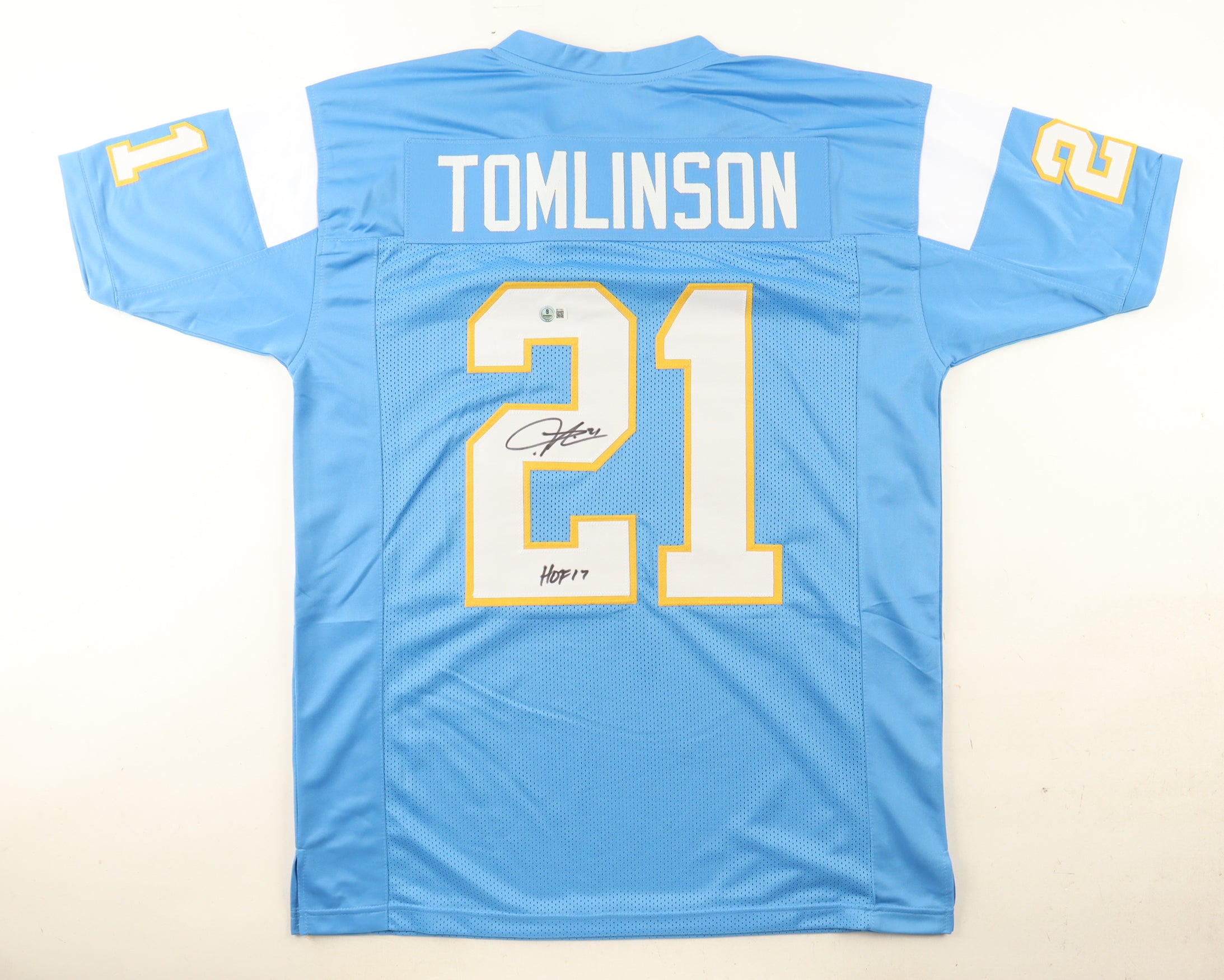 Dainian Tomlinson (HOF) Signed Jersey