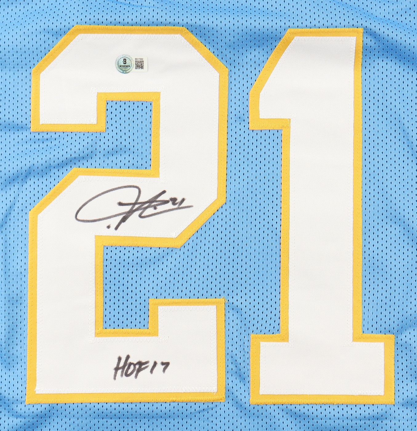 Dainian Tomlinson (HOF) Signed Jersey
