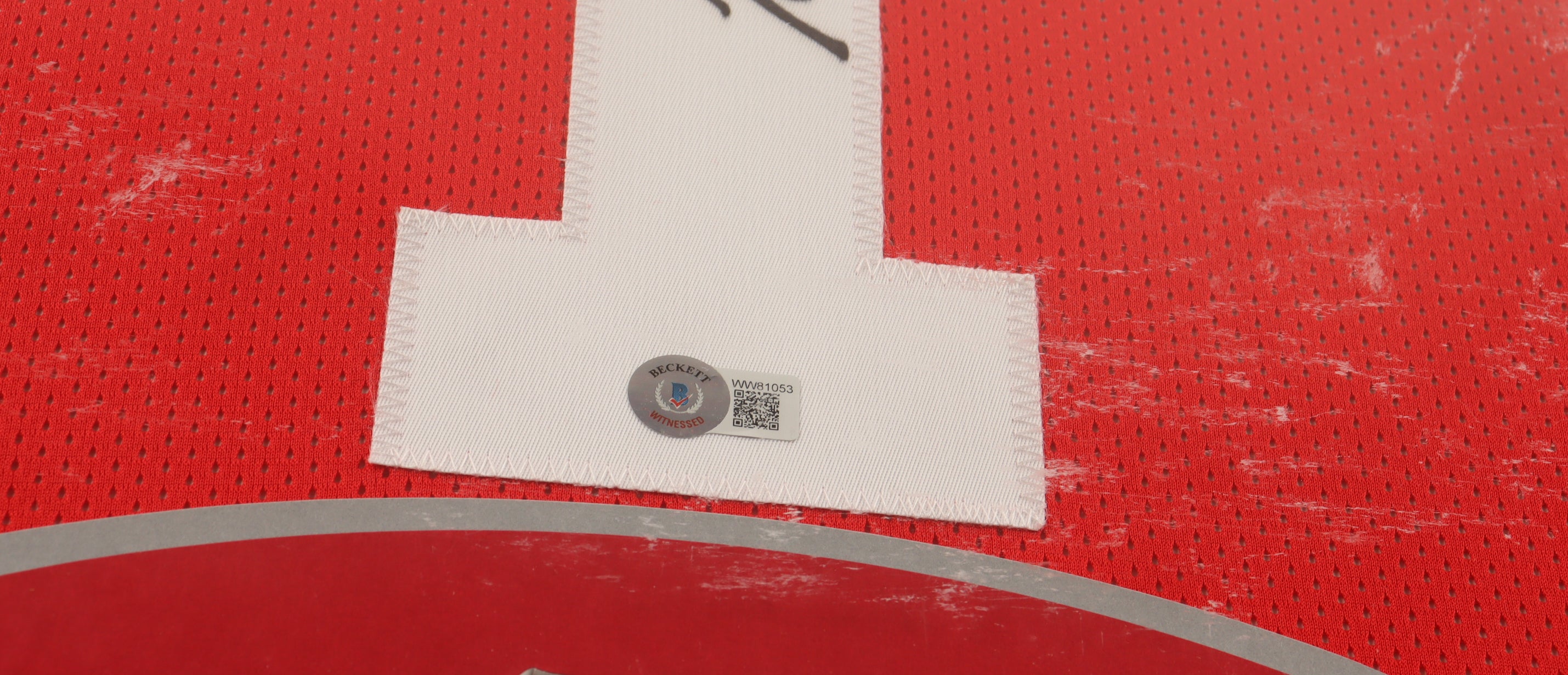 Justin Fields Signed Custom Framed Jersey Display