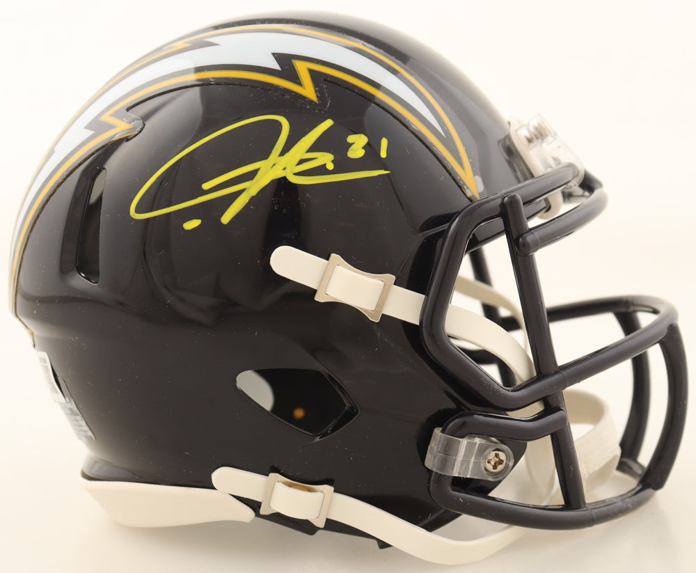 LaDainian Tomlinson Signed Chargers Speed Mini Helmet (Beckett)