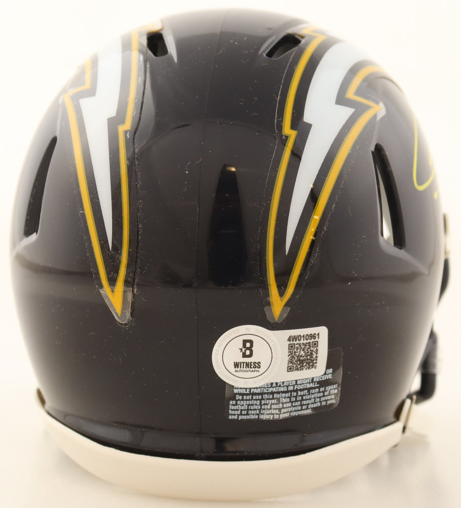 LaDainian Tomlinson Signed Chargers Speed Mini Helmet (Beckett)