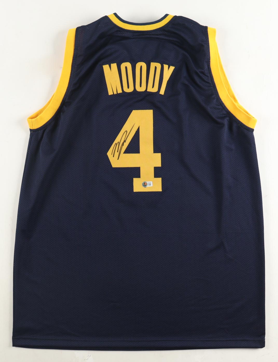 Moses Moody Signed Jersey