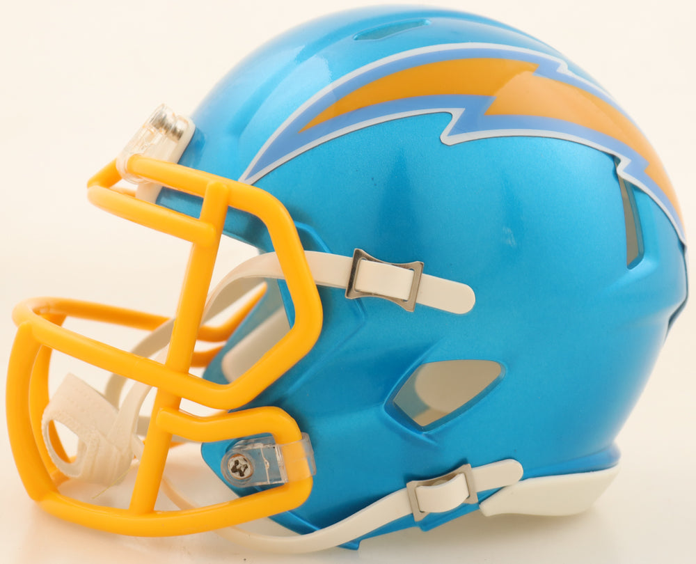Justin Herbert Signed Chargers Flash Alternate Mini Helmet