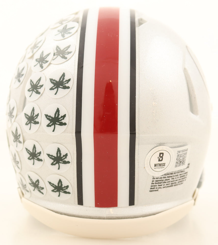Orlando Pace Signed Ohio State Buckeyes Speed Mini Helmet