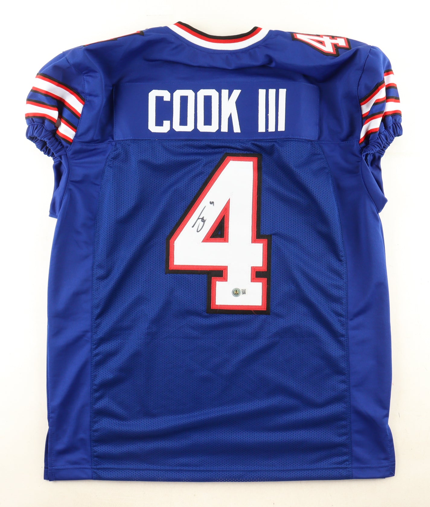 James Cook Signed Jersey (Beckett)