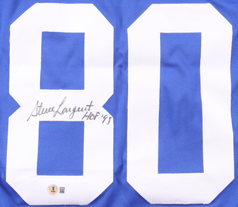 Steve Largent Signed Jersey Inscribed "HOF '95"