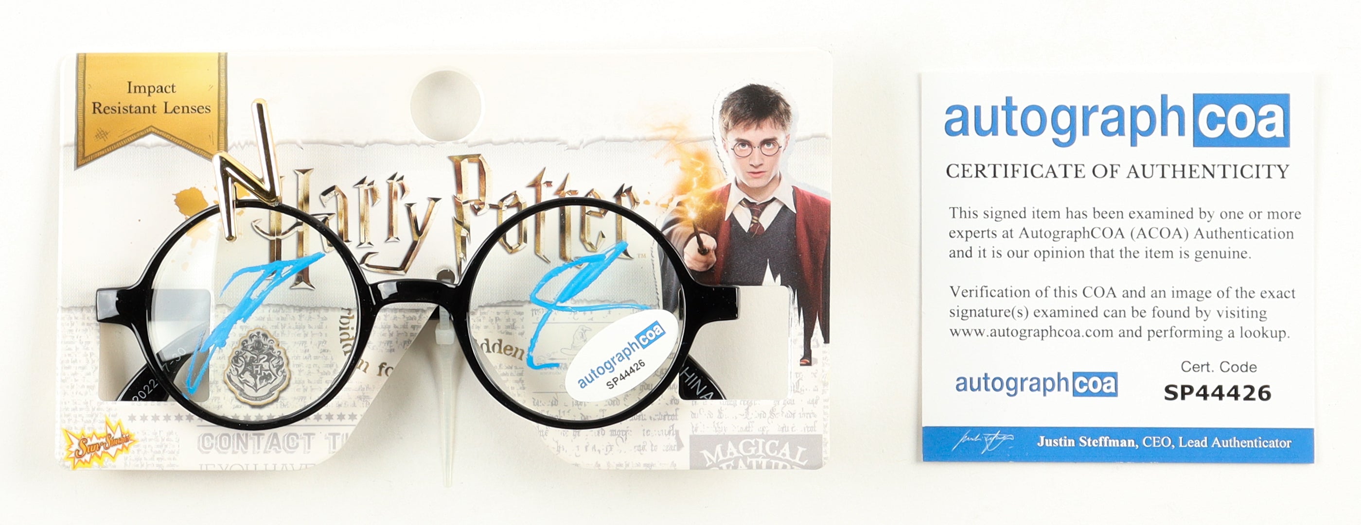 Daniel Radcliffe Signed "Harry Potter" Replica Glasses