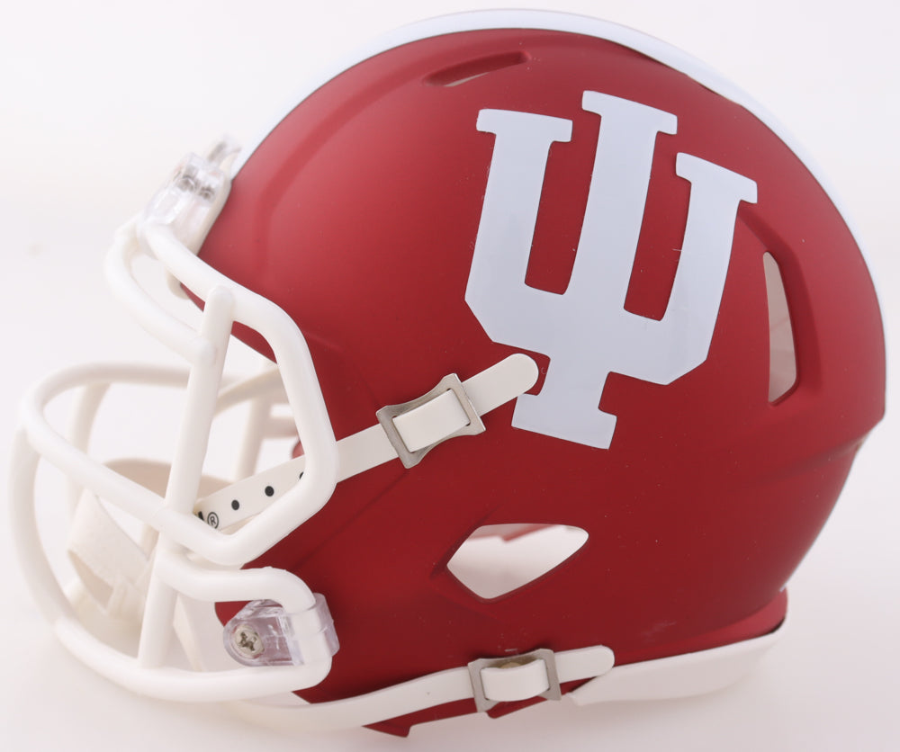 D'Angelo Ponds Signed Indiana Hoosiers Speed Mini Helmet