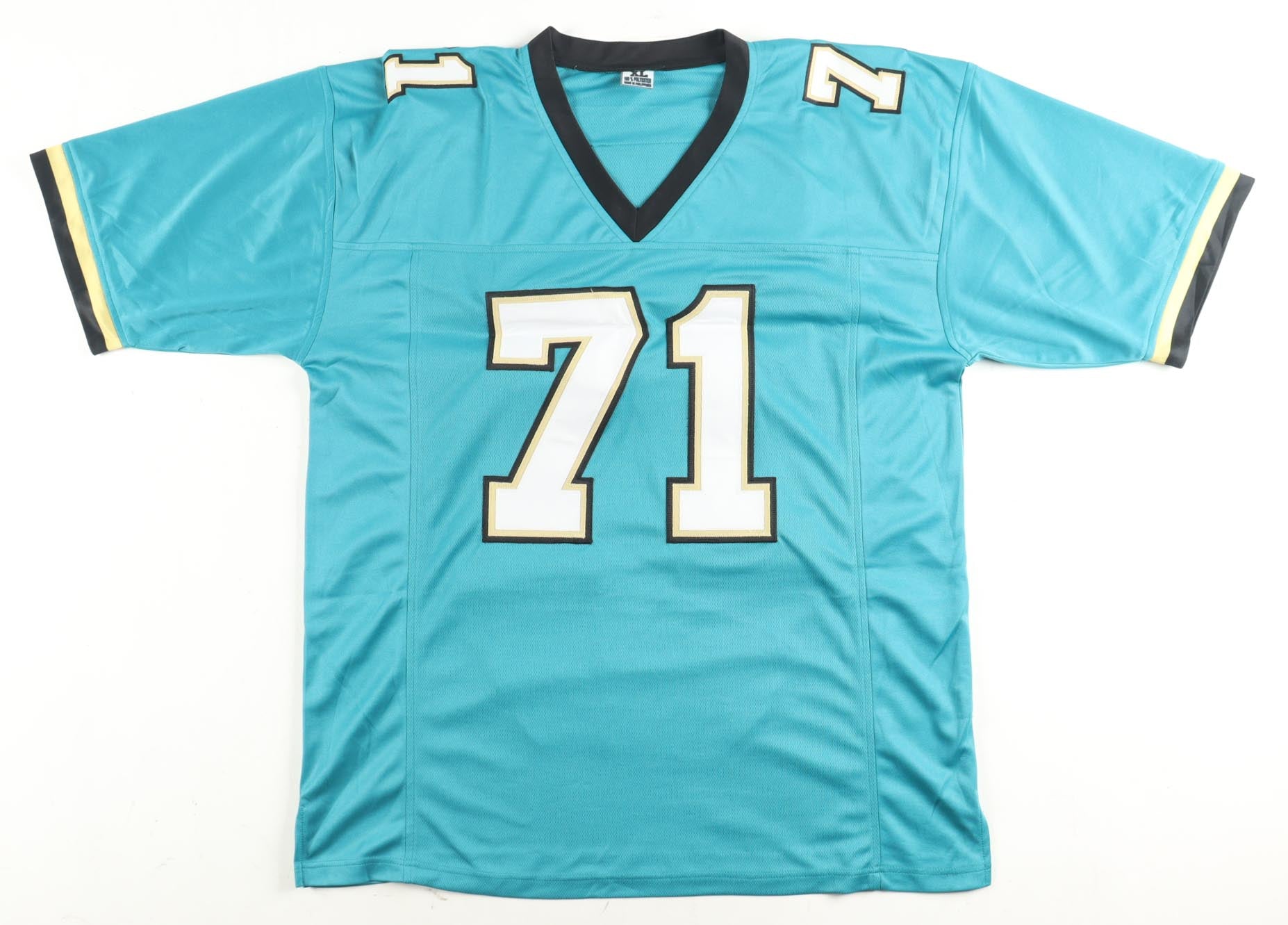 Tony Boselli Signed Career Highlight Stat Jersey
