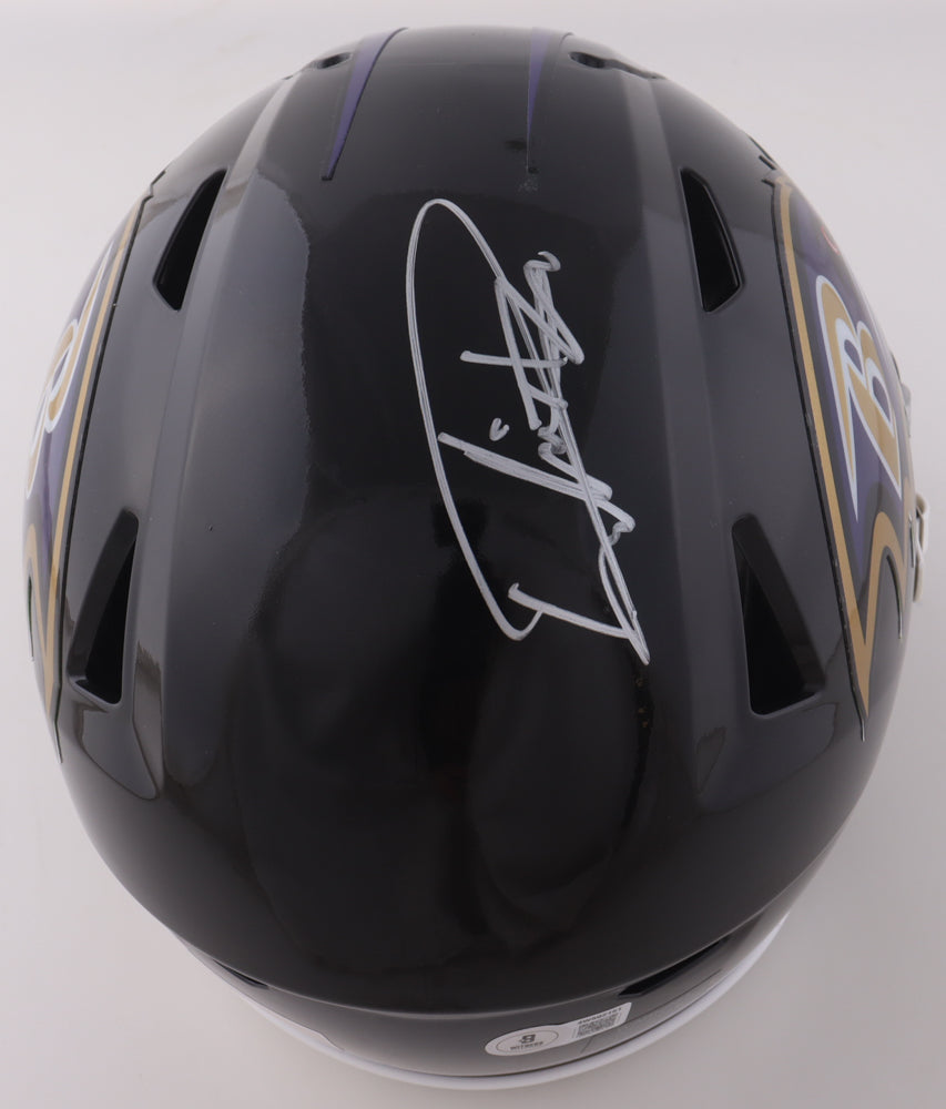 Derrick Henry Signed Ravens Mid-Size SpeedFlex Helmet With Visor