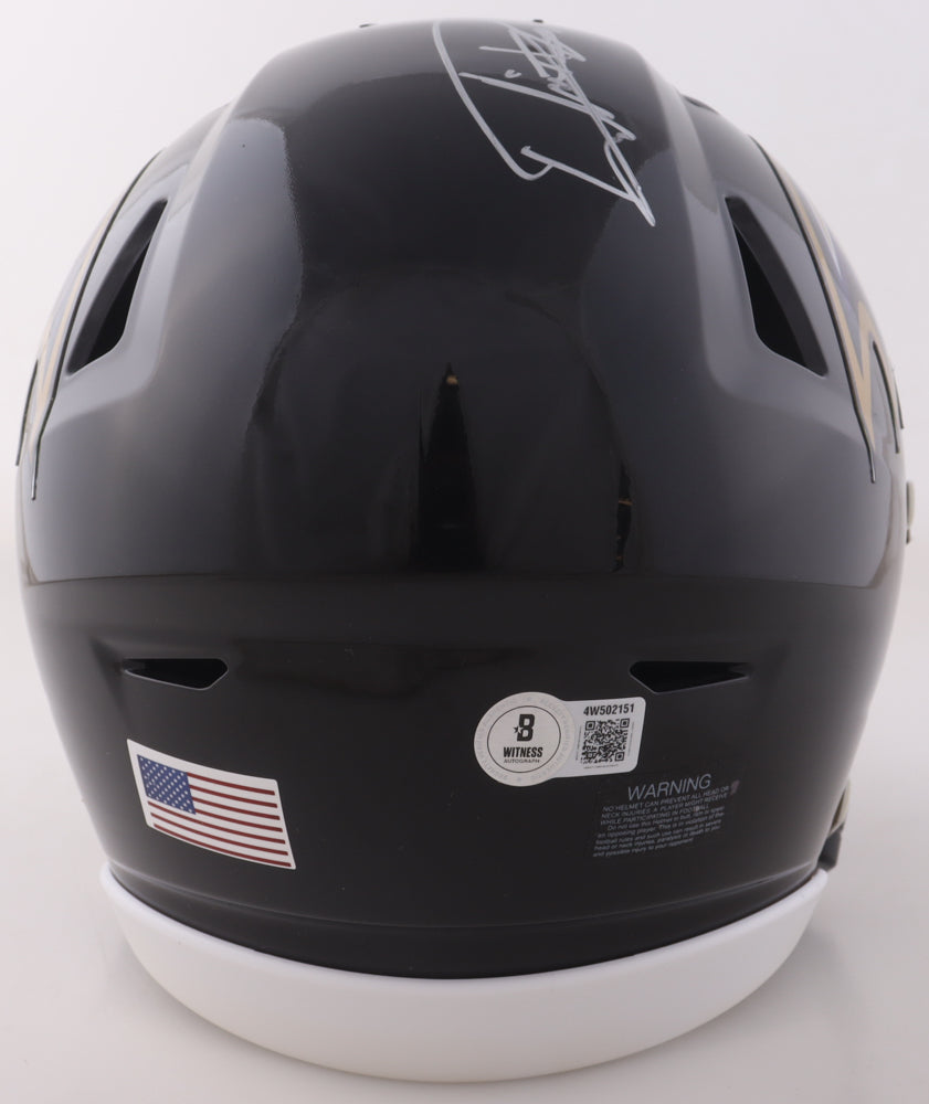 Derrick Henry Signed Ravens Mid-Size SpeedFlex Helmet With Visor