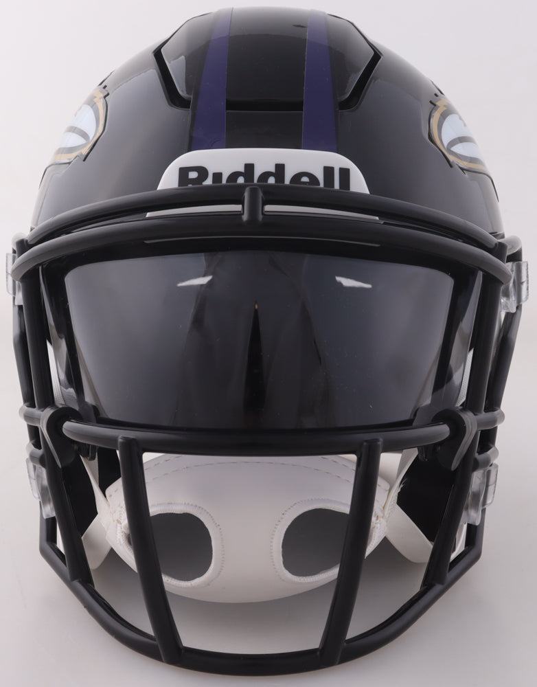 Derrick Henry Signed Ravens Mid-Size SpeedFlex Helmet With Visor