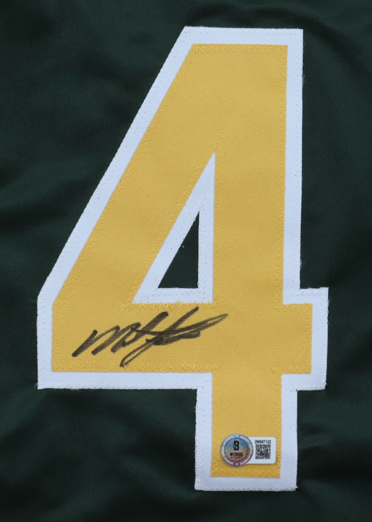 Miguel Tejada Signed Oakland Jersey