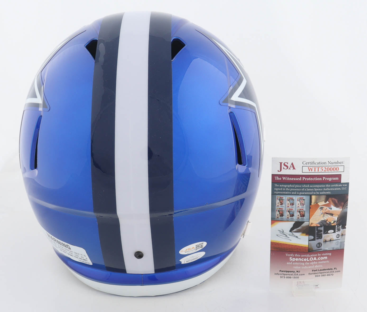 George Pickens & CeeDee Lamb Signed Cowboys Full-Size Flash Alternate Speed Helmet