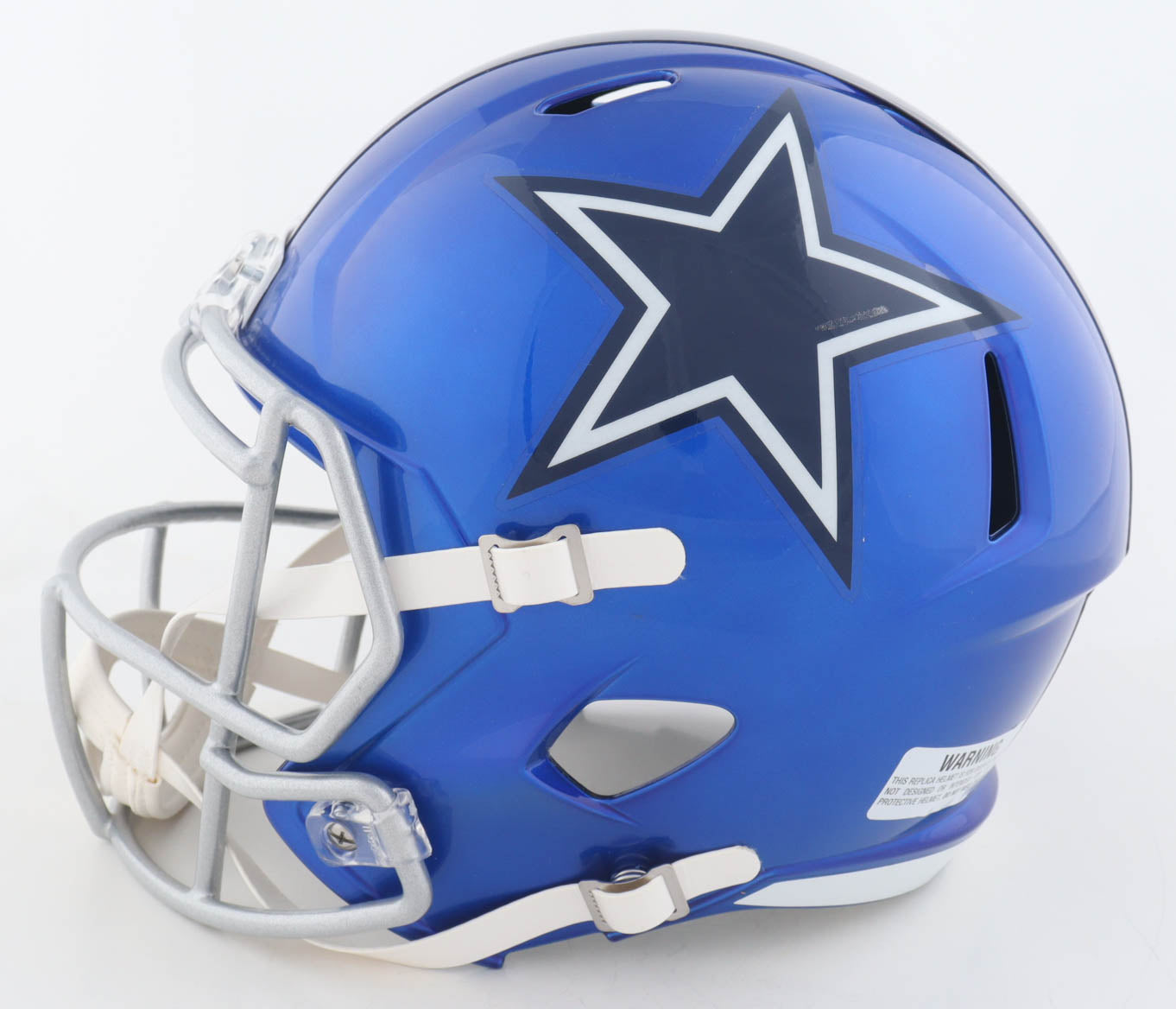 George Pickens & CeeDee Lamb Signed Cowboys Full-Size Flash Alternate Speed Helmet