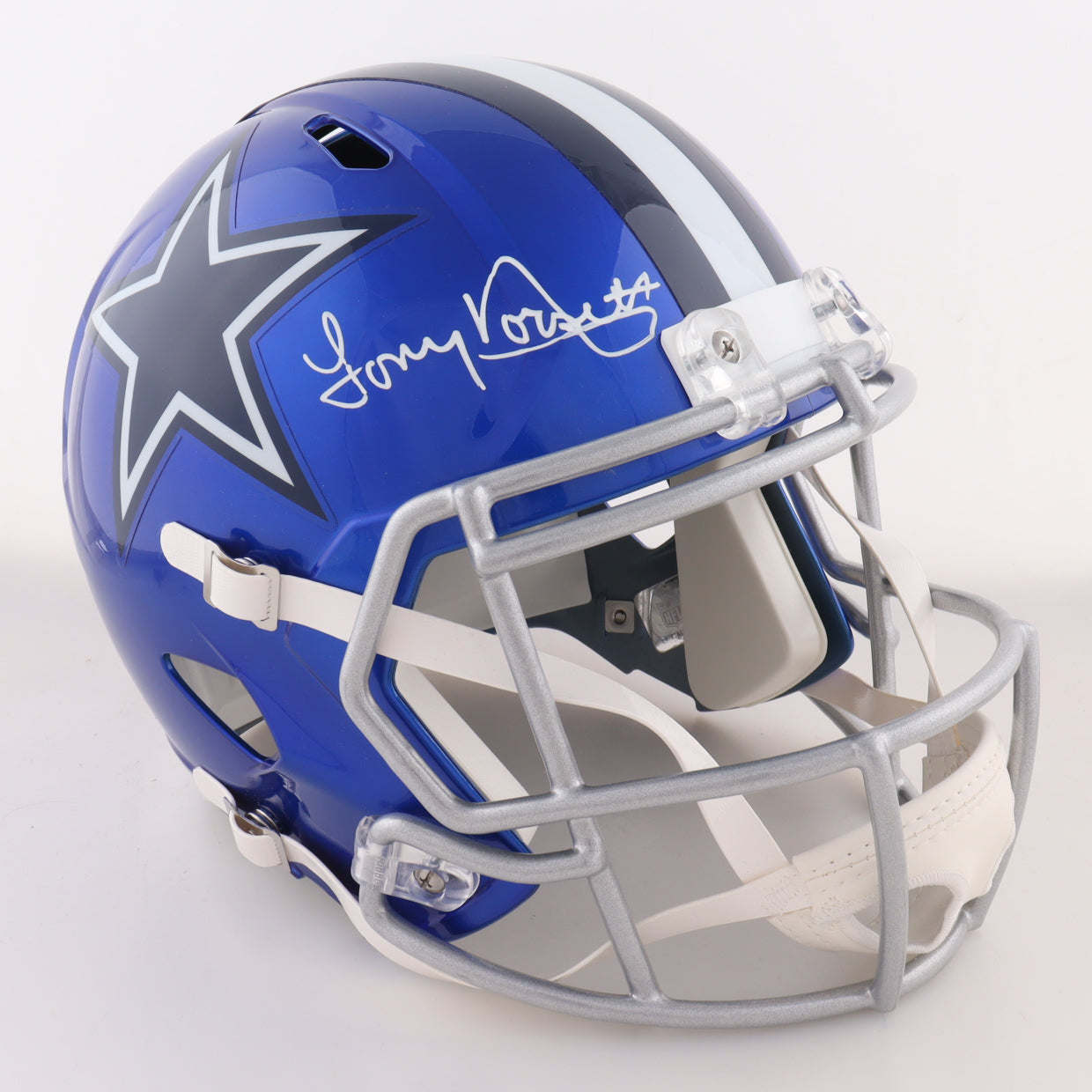 Tony Dorsett Signed Cowboys Full-Size Flash Alternate Speed Helmet