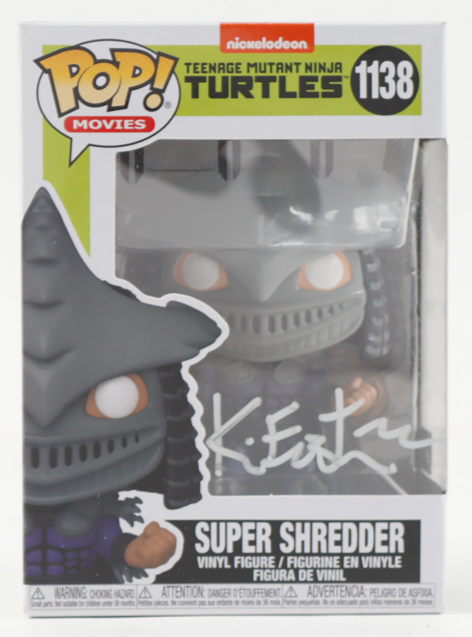 Kevin Eastman Signed "Teenage Mutant Ninja Turtles" #1138 Super Shredder Funko Pop!