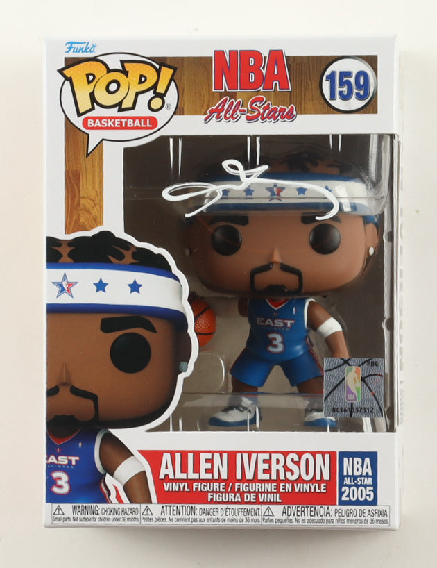 Allen Iverson Signed NBA All-Stars #159 Funko Pop! Vinyl Figure (Beckett)