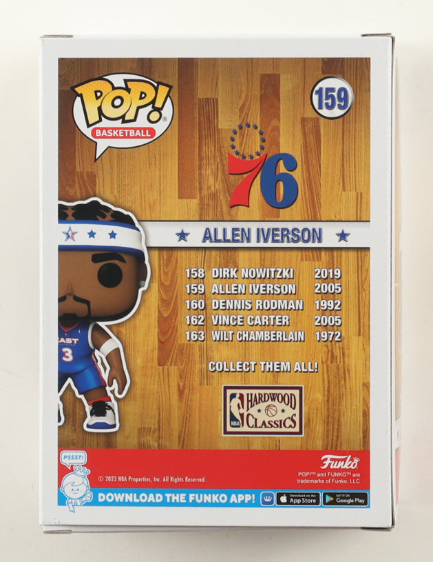 Allen Iverson Signed NBA All-Stars #159 Funko Pop! Vinyl Figure (Beckett)