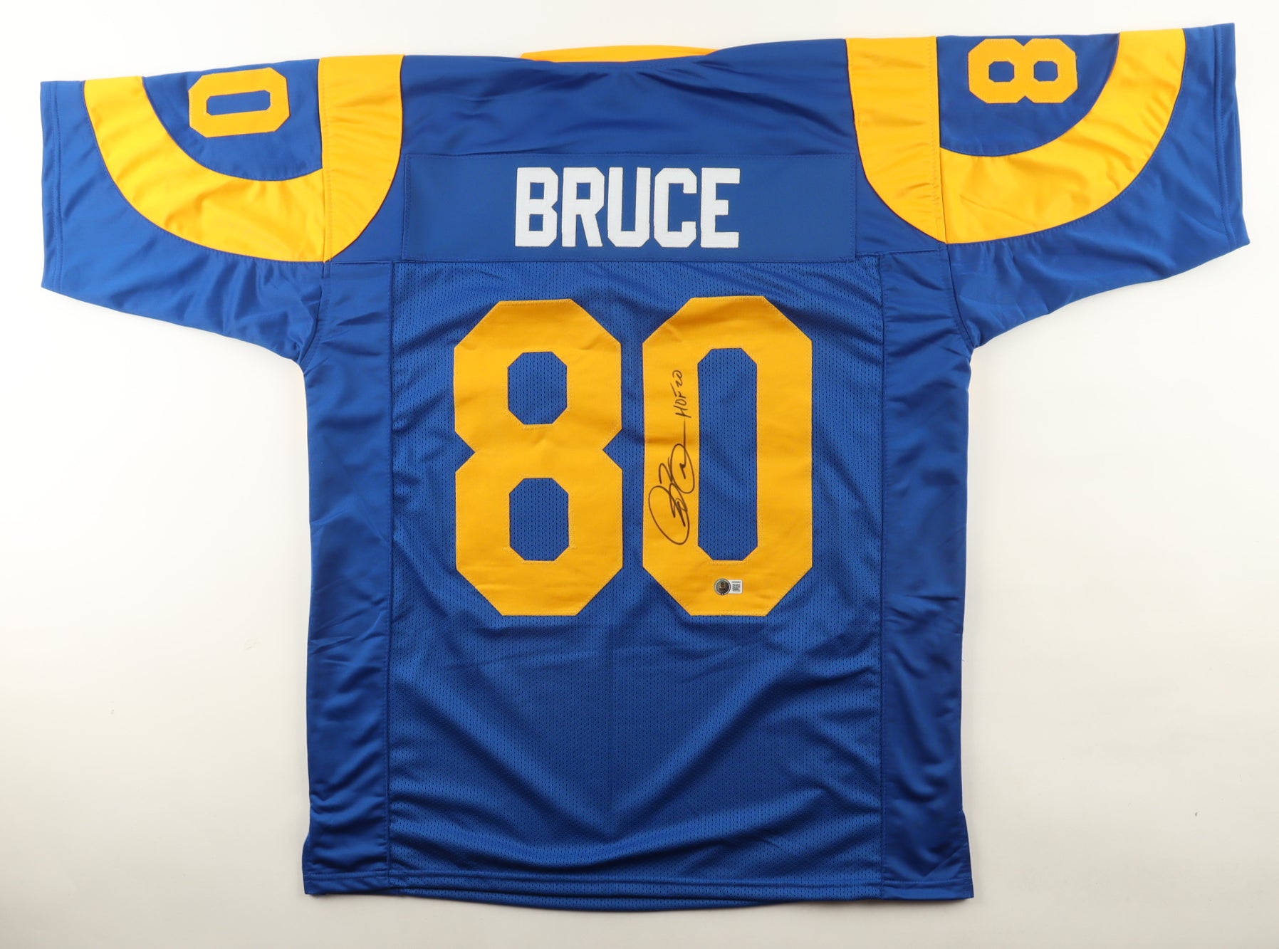 Isaac Bruce (HOF) Signed Rams Jersey