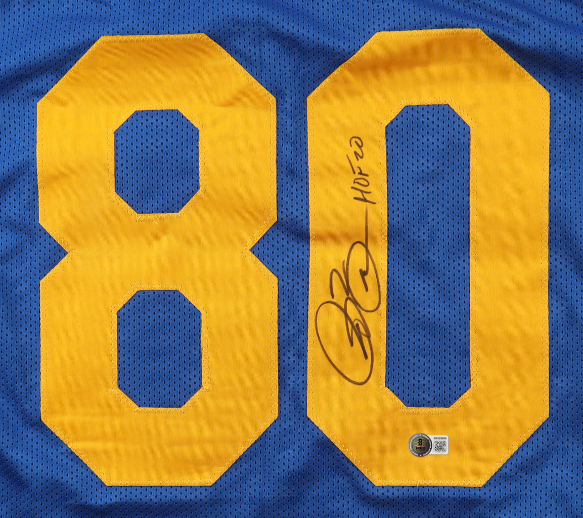 Isaac Bruce (HOF) Signed Rams Jersey