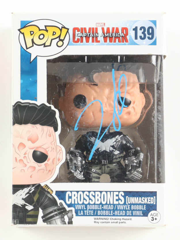 Frank Grillo Signed "Marvel - Captain America: Civil War" #139 Crossbones Bobble-Head Funko Pop! Vinyl Figure (ACOA)