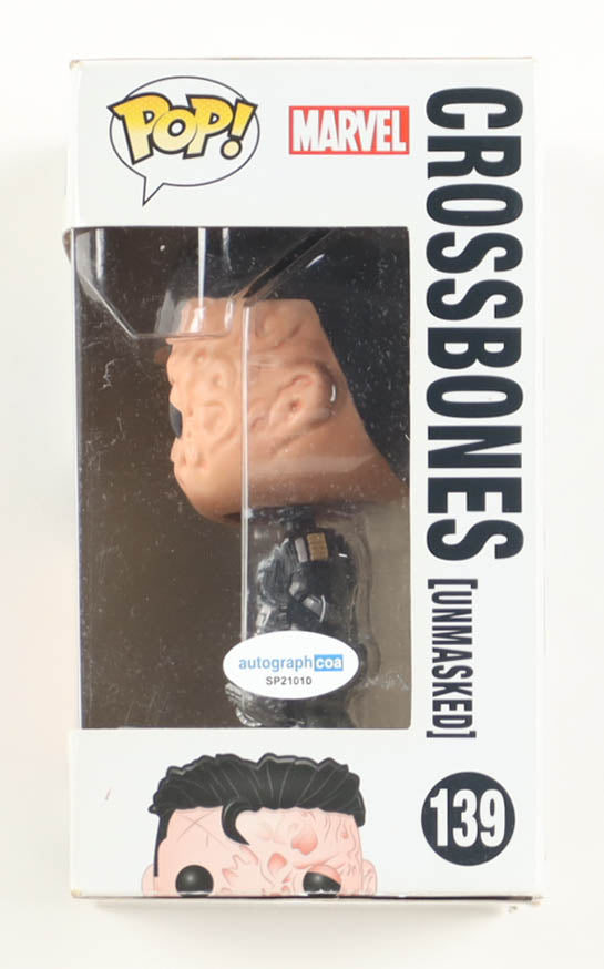 Frank Grillo Signed "Marvel - Captain America: Civil War" #139 Crossbones Bobble-Head Funko Pop! Vinyl Figure (ACOA)