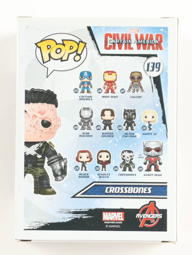 Frank Grillo Signed "Marvel - Captain America: Civil War" #139 Crossbones Bobble-Head Funko Pop! Vinyl Figure (ACOA)