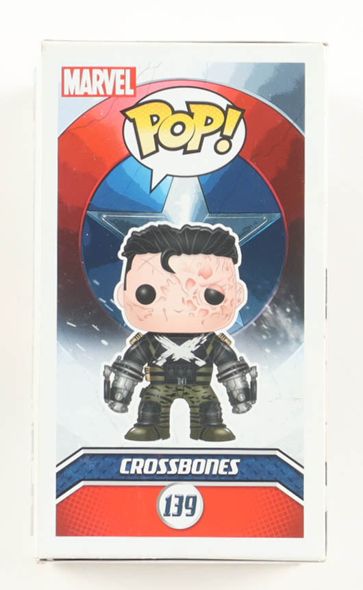 Frank Grillo Signed "Marvel - Captain America: Civil War" #139 Crossbones Bobble-Head Funko Pop! Vinyl Figure (ACOA)