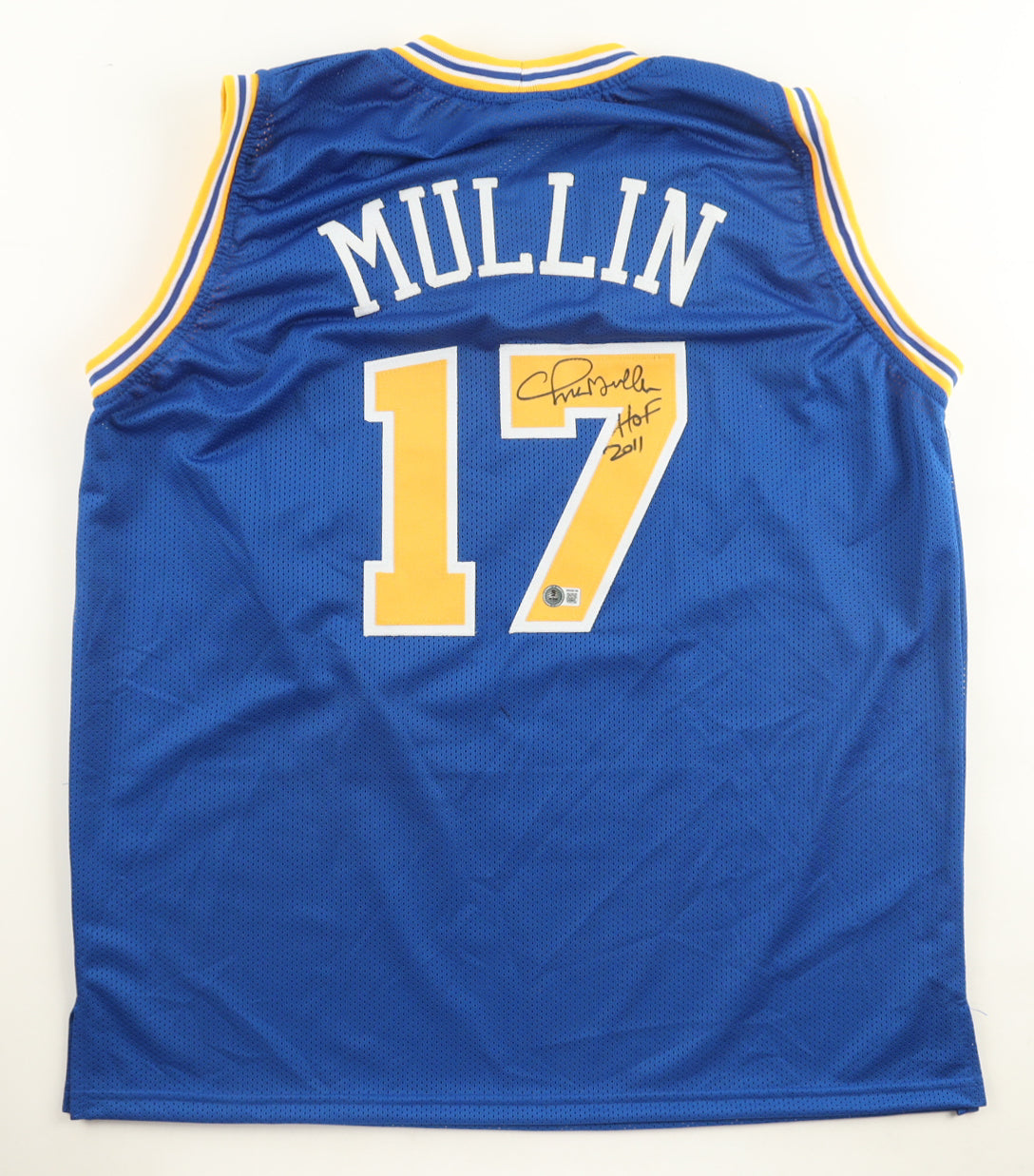 Chris Mullin Signed Jersey Inscribed "HOF 2011" (Beckett)