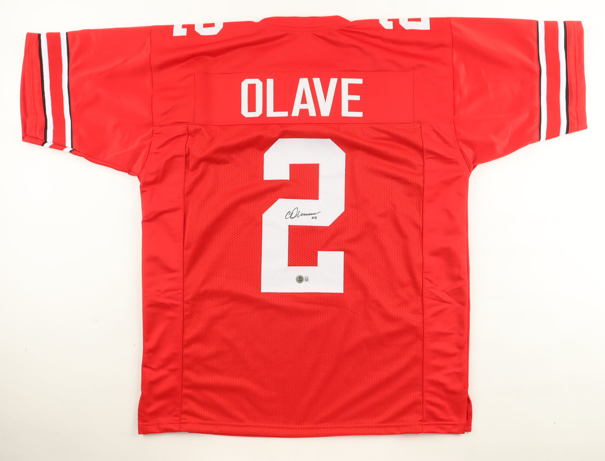 Chris Olave Signed Jersey (Beckett)