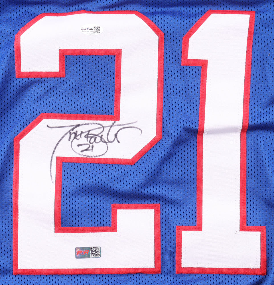 Tiki Barber Signed Jersey