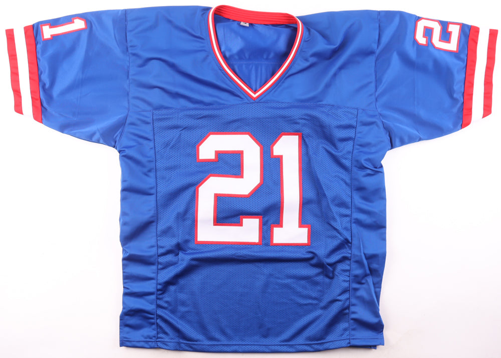 Tiki Barber Signed Jersey