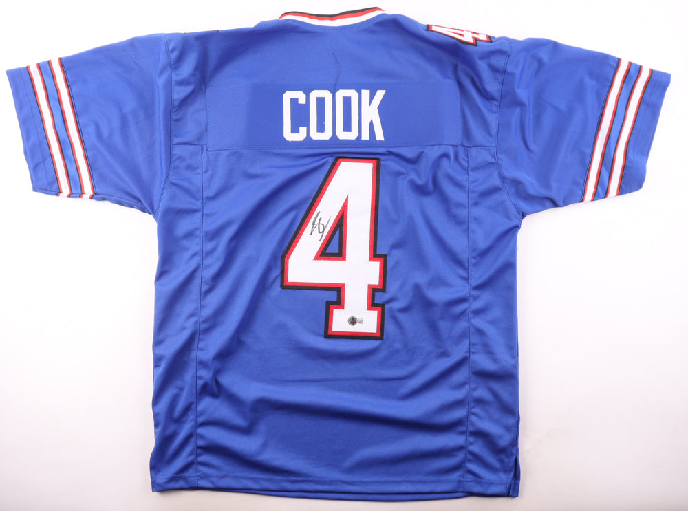 James Cook Signed Jersey