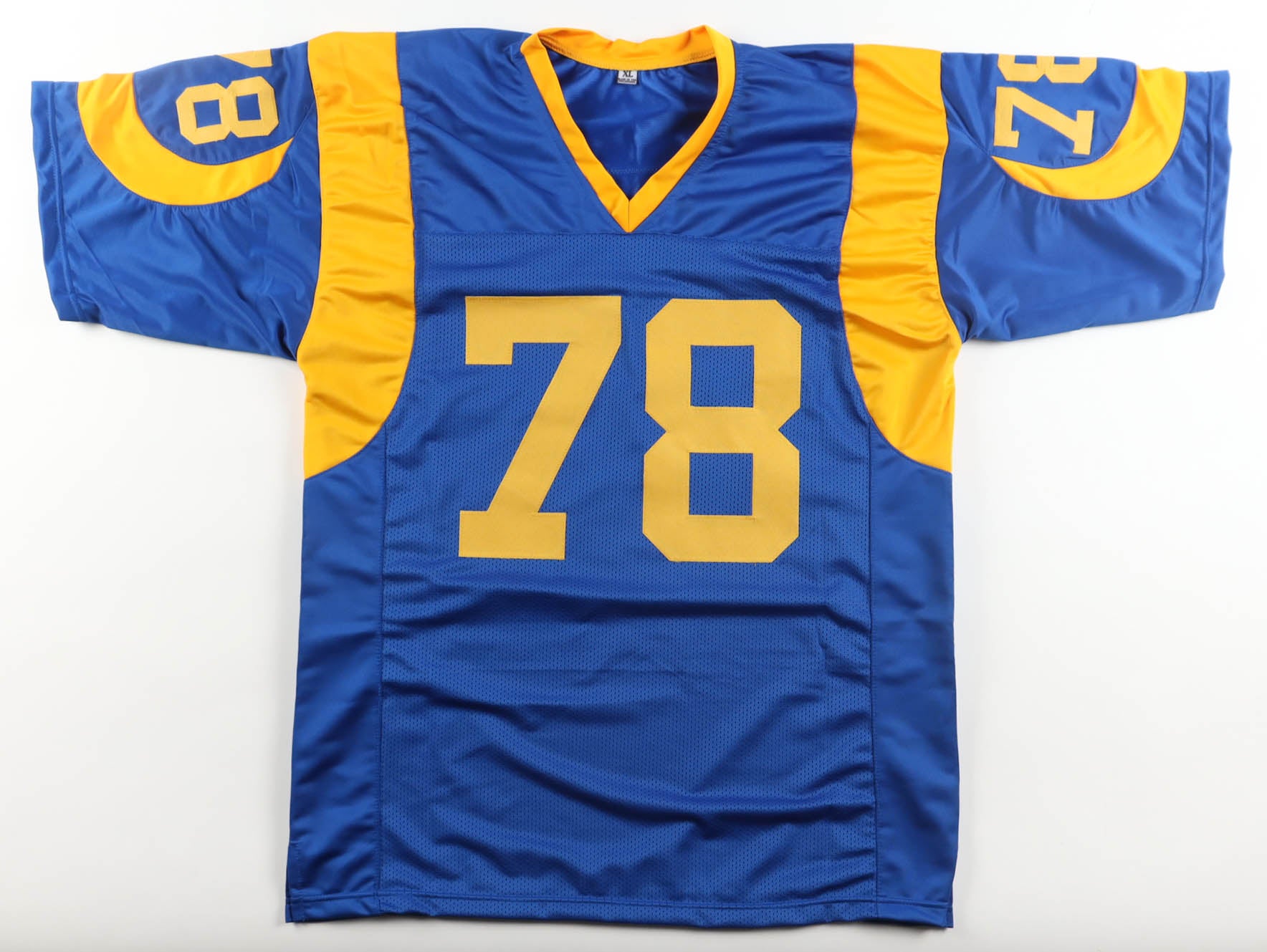 Jackie Slater Signed Jersey