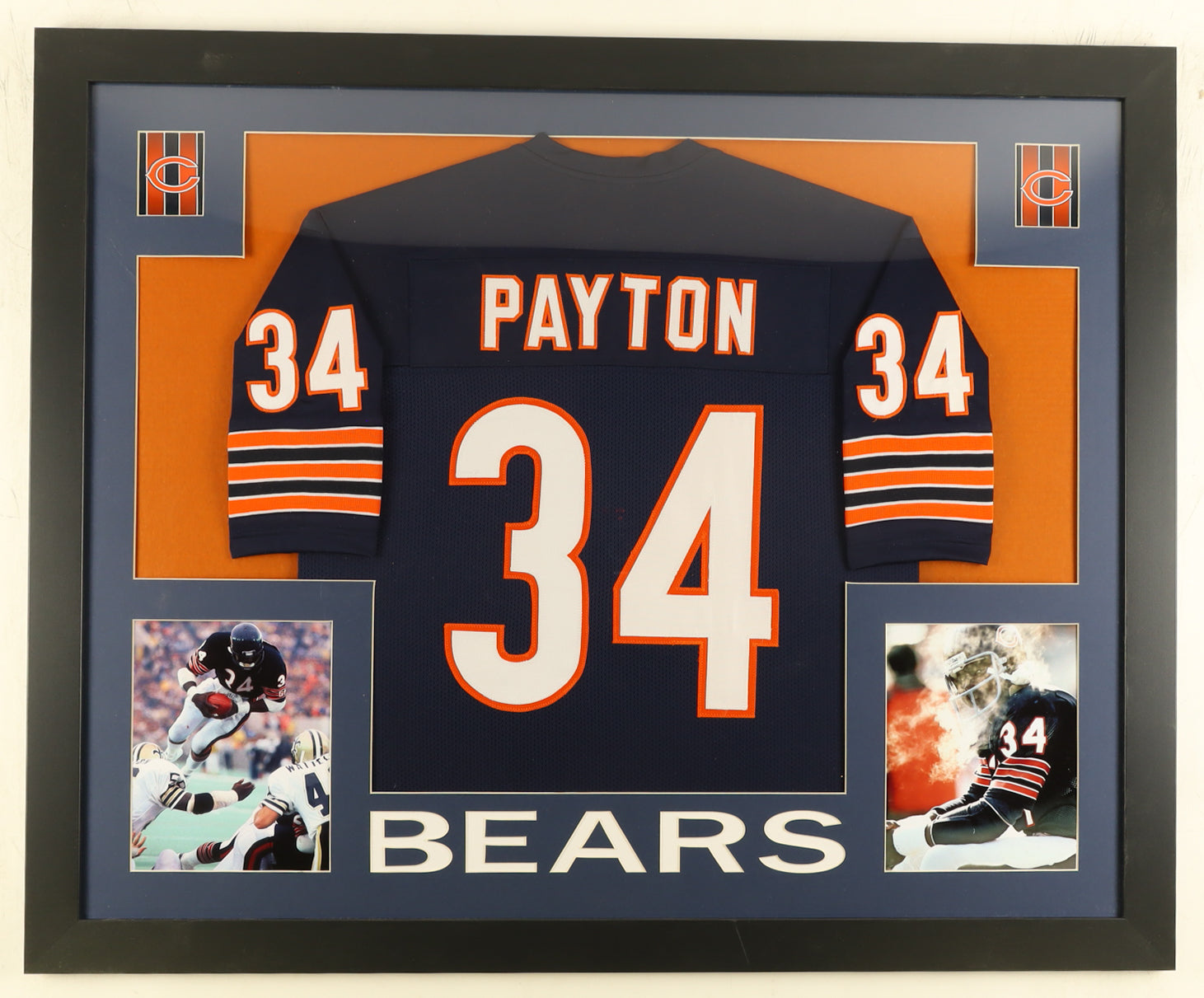 Walter Payton Custom Framed Jersey