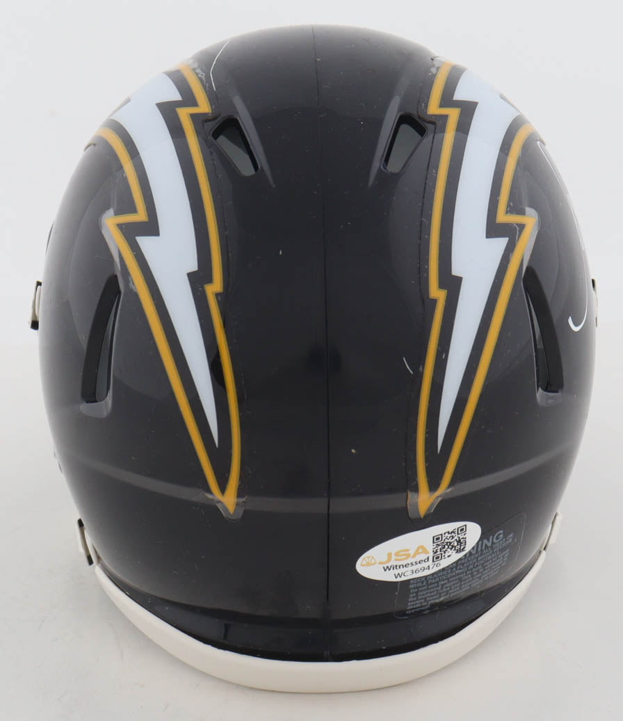 Anthony Miller Signed Chargers Throwback Speed Mini Helmet (JSA)