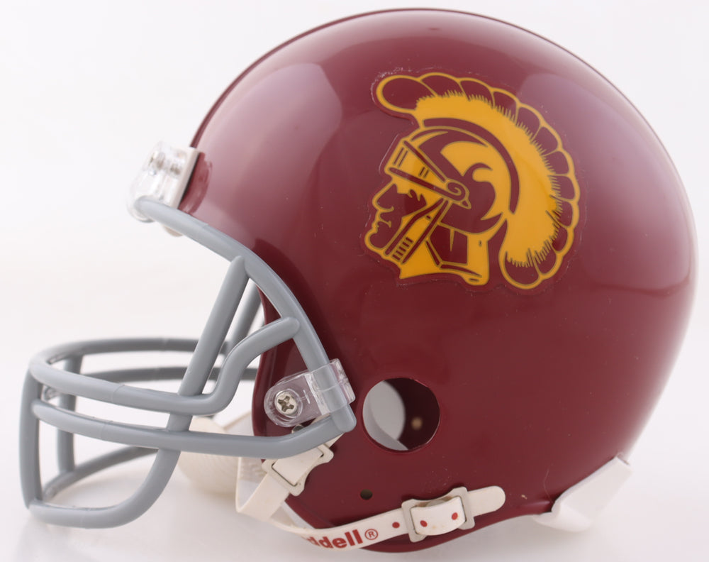 Mike Garrett Signed USC Trojans Mini Helmet Inscribed "65 Heisman" (Beckett)