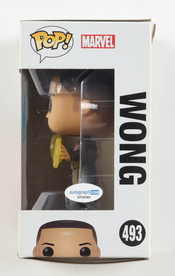 Benedict Wong Signed "Avengers: Endgame" #493 Wong Bobble-Head Funko Pop! Vinyl Figure (ACOA)