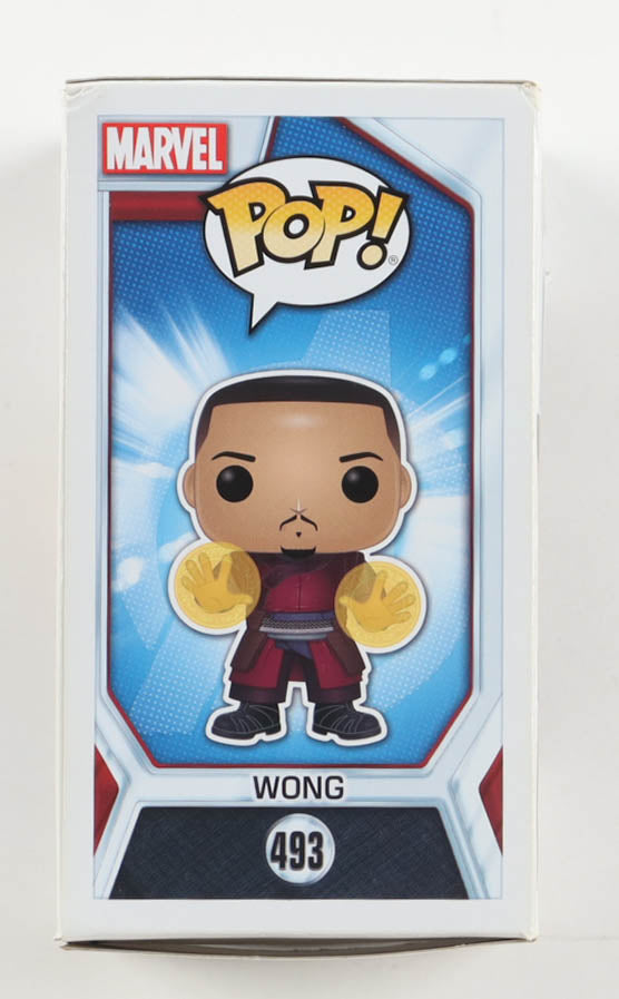 Benedict Wong Signed "Avengers: Endgame" #493 Wong Bobble-Head Funko Pop! Vinyl Figure (ACOA)