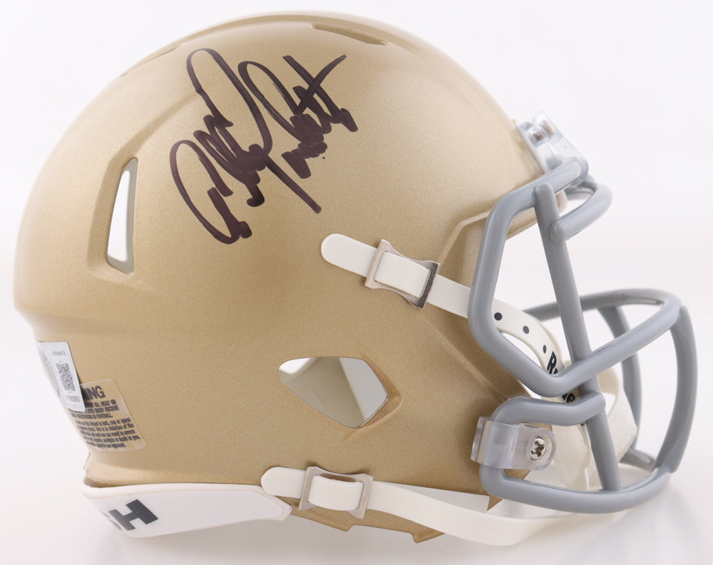 Allen Pinkett Signed Notre Dame Fighting Irish Speed Mini Helmet (Beckett)