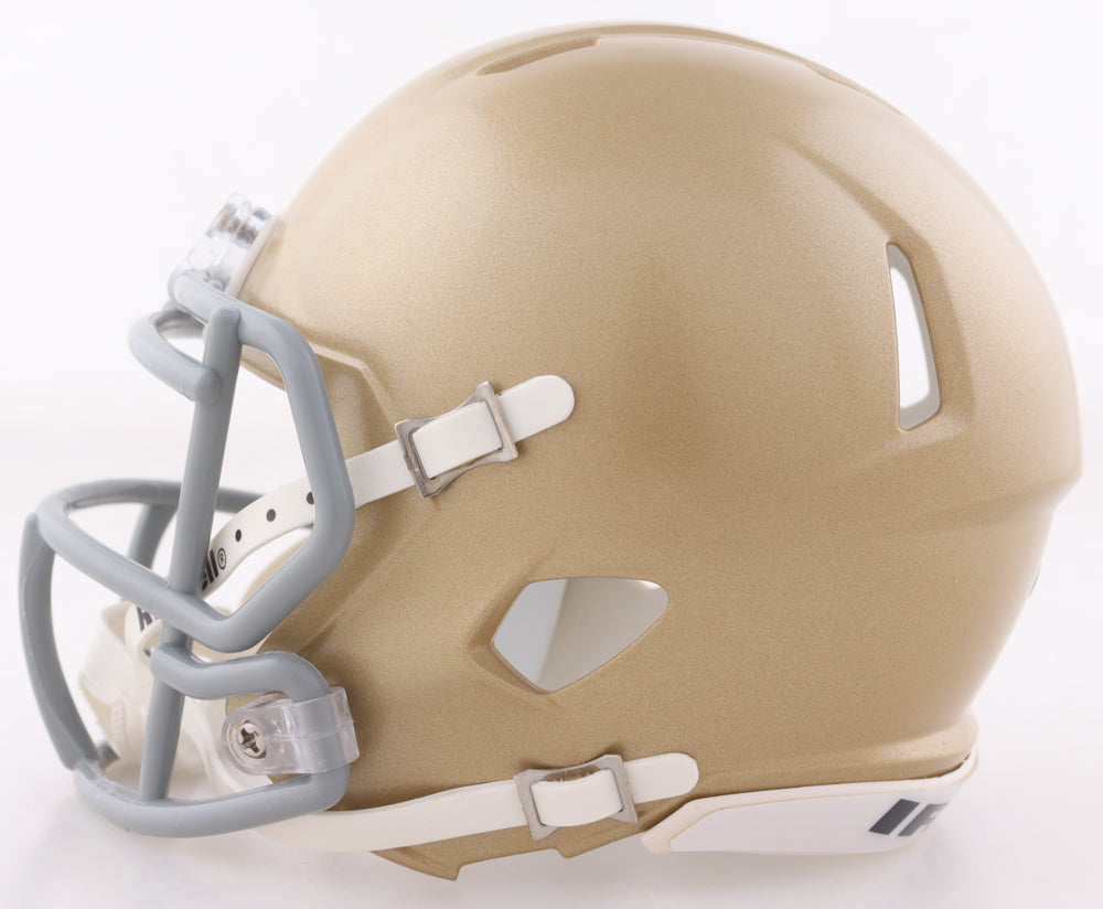 Chris Zorich Signed Notre Dame Fighting Irish Speed Mini Helmet (Beckett)