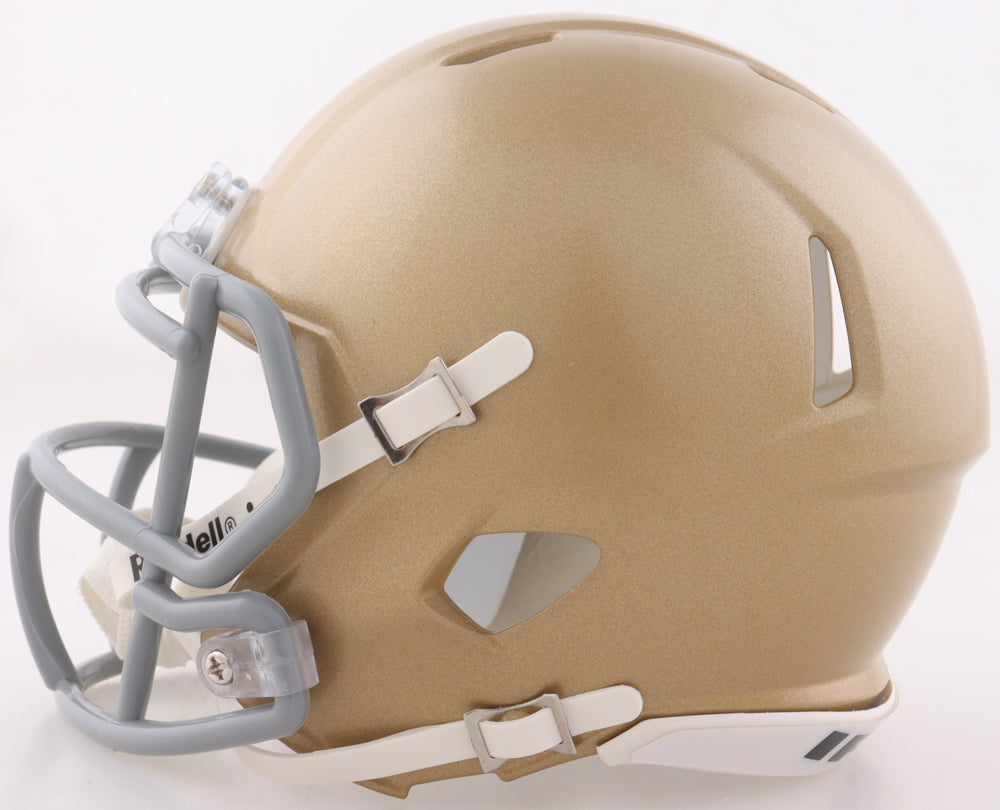 Todd Lyght Signed Notre Dame Fighting Irish Speed Mini Helmet (Beckett)