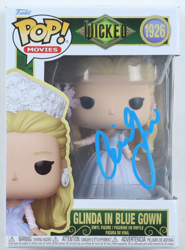 Ariana Grande Signed "Wicked" #1926 Glinda in Blue Gown Funko Pop! Vinyl Figure (AWM)