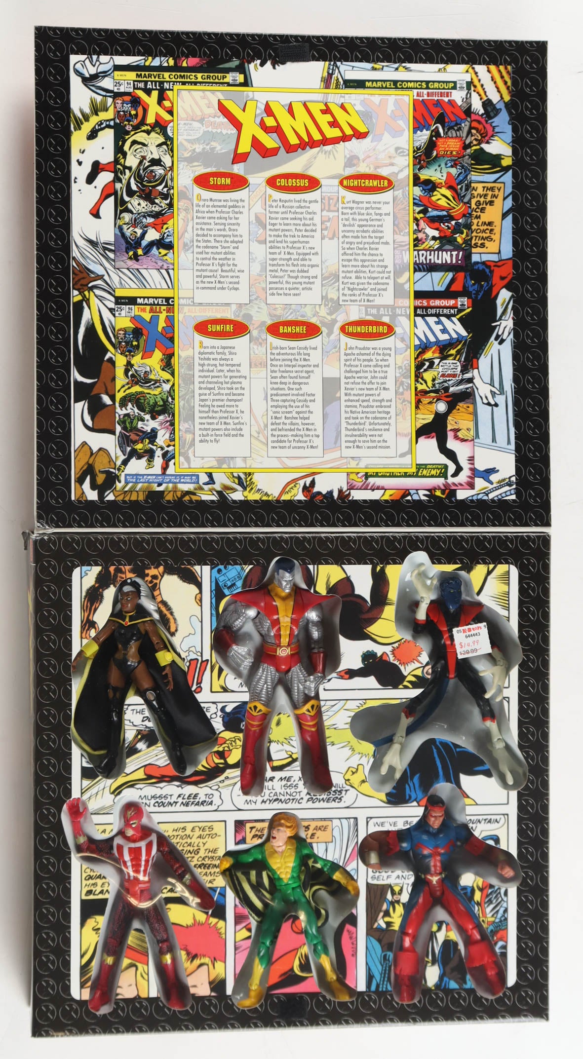1998 "Giant Size X-Men" Marvel Collector Editions Box Set of (6) Action Figures