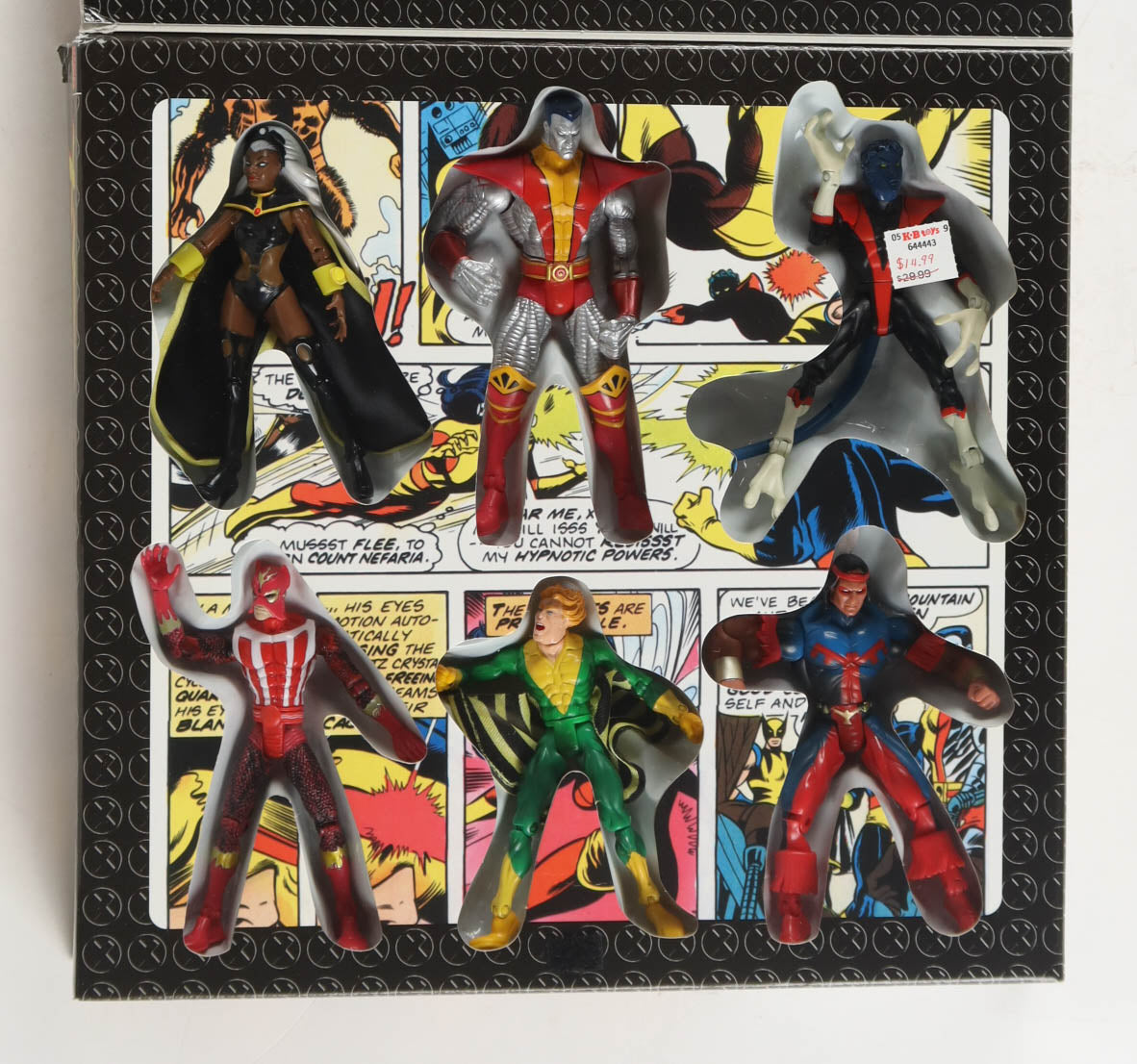 1998 "Giant Size X-Men" Marvel Collector Editions Box Set of (6) Action Figures