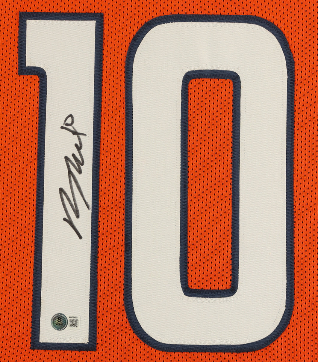 Bo Nix Signed Custom Framed Jersey Display (Beckett)