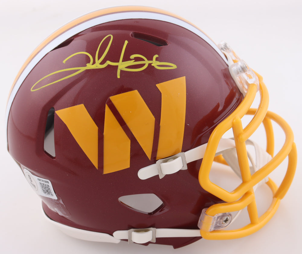 Clinton Portis Signed Commanders Speed Mini Helmet (Beckett)