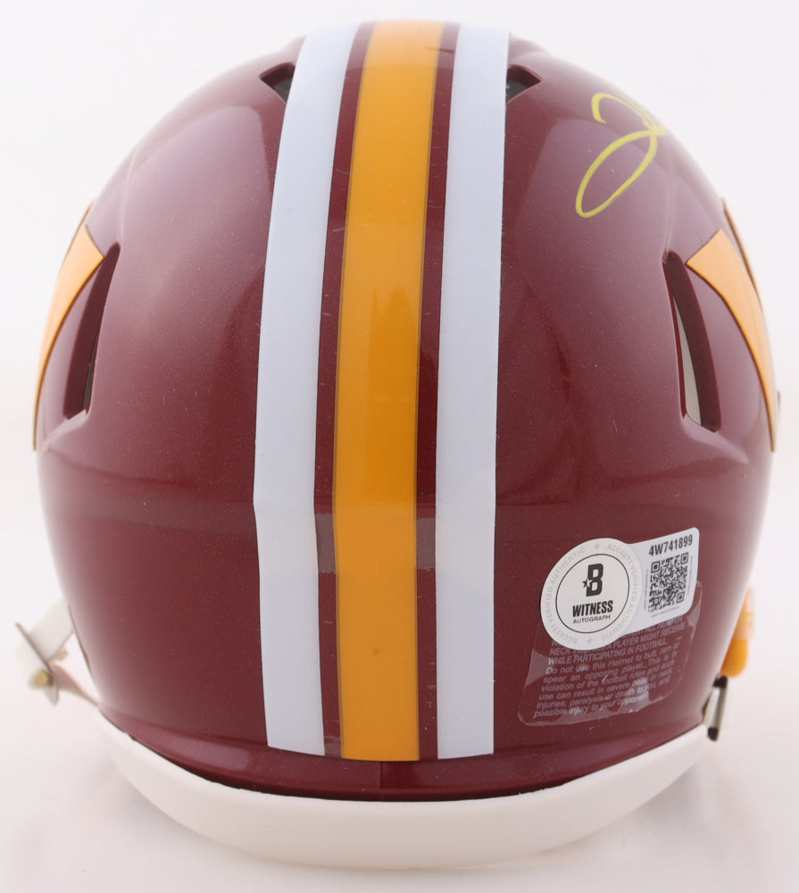 Clinton Portis Signed Commanders Speed Mini Helmet (Beckett)