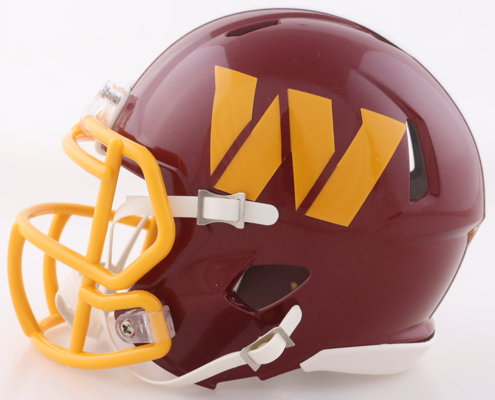 Clinton Portis Signed Commanders Speed Mini Helmet (Beckett)